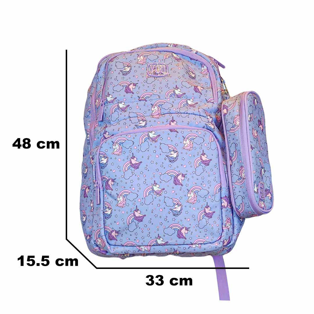 Mochila YOU 3 piezas Lonchera Cartuchera Mochila - Imagen 7