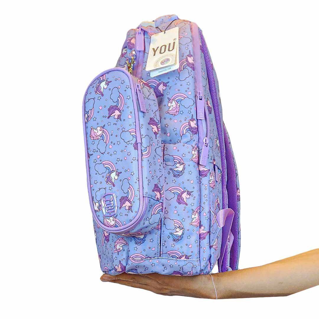 Mochila YOU 3 piezas Lonchera Cartuchera Mochila - Imagen 2