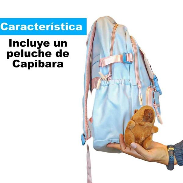 Mochila Importada Capibara con Peluche CyS Huancayo - Imagen 7