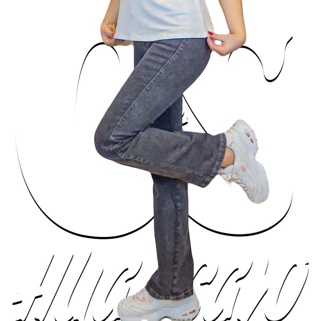 Pantalon tela Jean Strech modelo Sirena de Mujer CyS Huancayo - Imagen 3