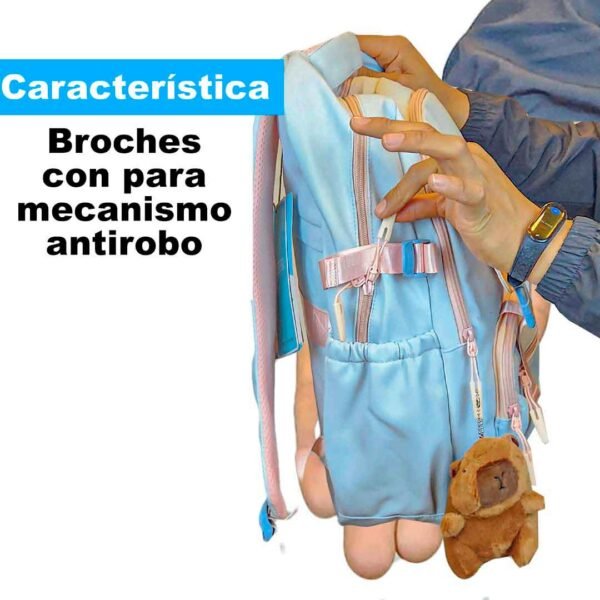 Mochila Importada Capibara con Peluche CyS Huancayo - Imagen 10