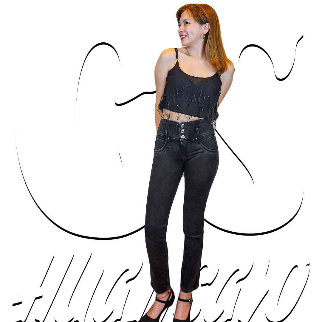 Pantal贸n Fajero 4 botones marca YOU de mujer CyS Huancayo - Imagen 2