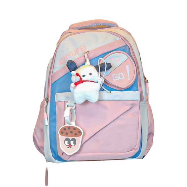 Mochila Kawai con Peluche y Monedero CyS Huancayo
