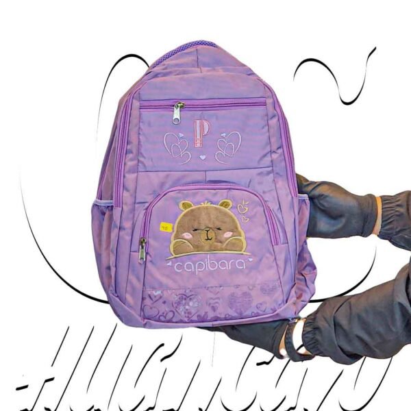 Mochila Capibara diseño Kawai de Nylon CyS Huancayo - Imagen 10