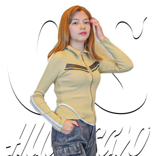 Polo Cuello Camisa Abierto de Mujer estilo Koreano CyS Mujer - Imagen 3