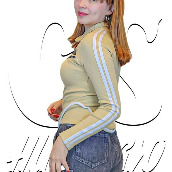 Polo Cuello Camisa Abierto de Mujer estilo Koreano CyS Mujer - Imagen 2