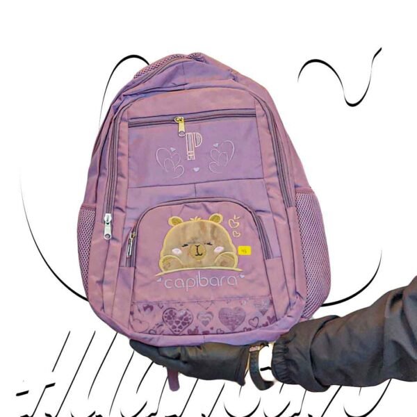 Mochila Capibara diseño Kawai de Nylon CyS Huancayo - Imagen 7
