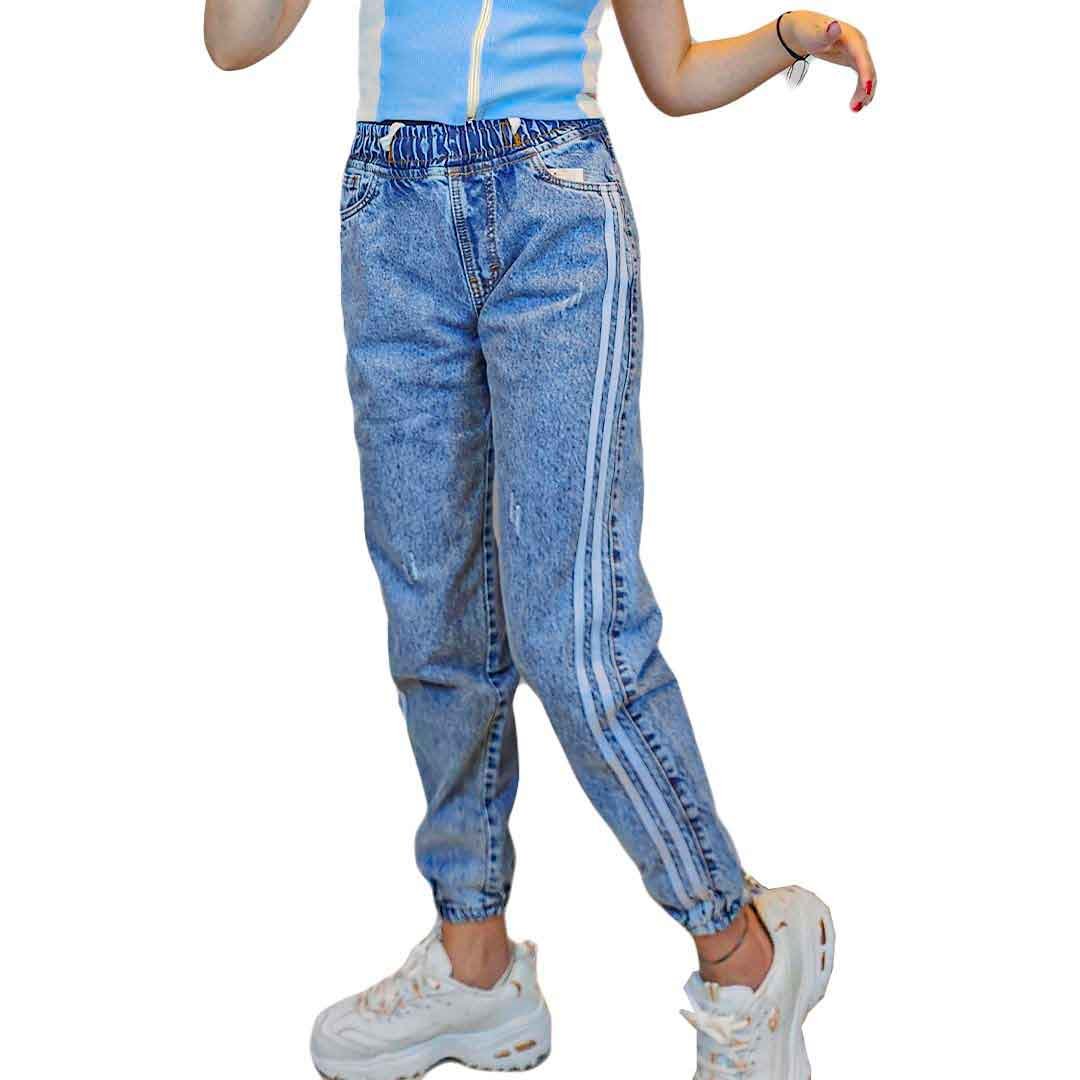 Pantalon Jogger con diseño de Rayas Laterales de Mujer CyS Huancayo