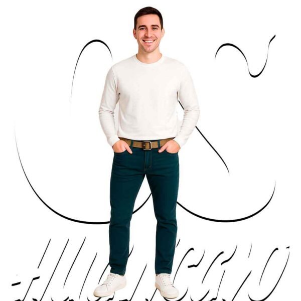Pantalón Jean Axel Stretch Fit Pitillo Hombre Huancayo - Imagen 7