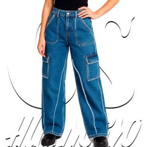 Jean Cargo "Urban Flow" Mujer
