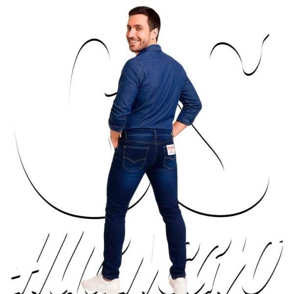 Pantalón Jean Axel Stretch Fit Pitillo Hombre Huancayo - Imagen 4