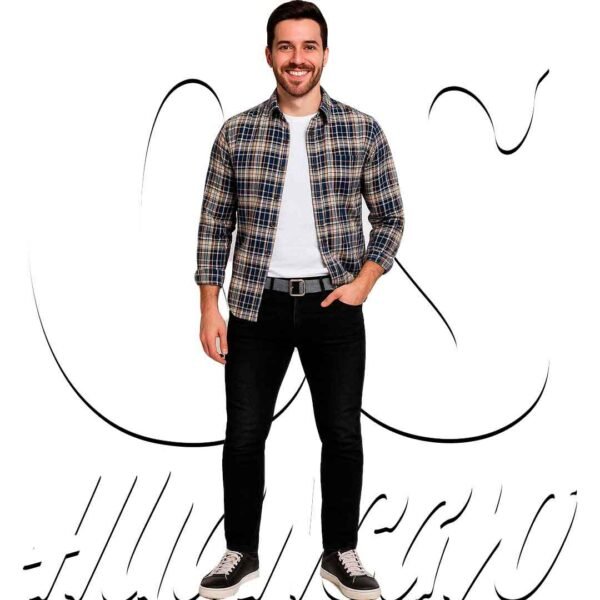 Pantalón Jean Axel Stretch Fit Pitillo Hombre Huancayo - Imagen 3