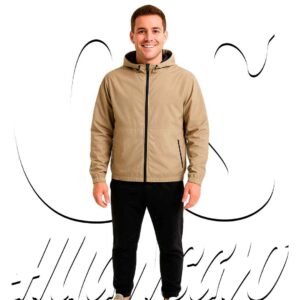 Conjunto de Buzo Tela Premium Suelto Hombre
