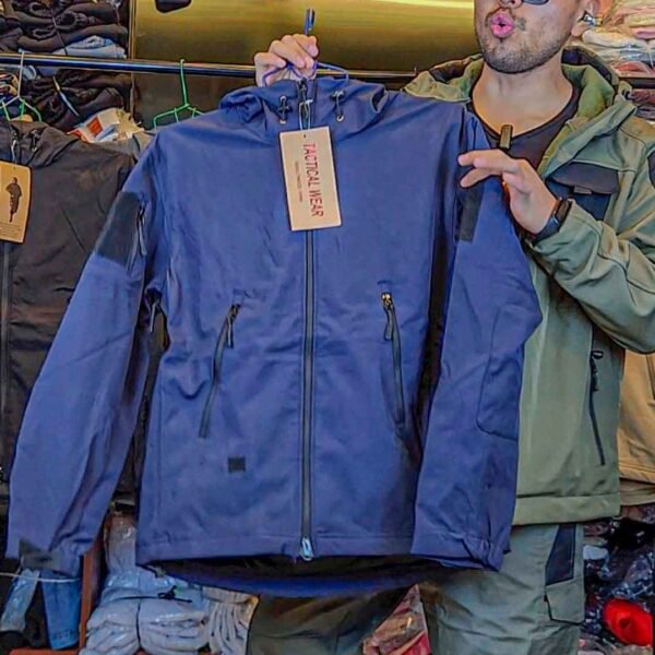 Casaca Softshell Sierra Dorada Cumbre XT de piel de tiburón para exteriores para hombre - Imagen 8
