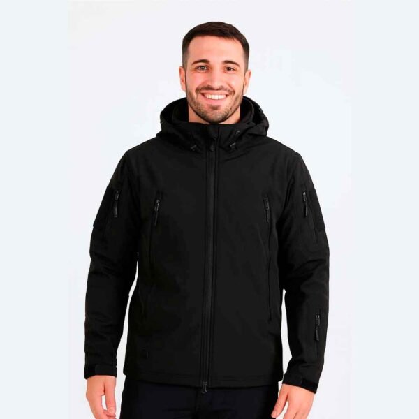 Casaca Softshell Sierra Dorada Cumbre XT de piel de tiburón para exteriores para hombre - Imagen 3