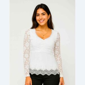 Blusa White Romance Santiago Mujer Huancayo