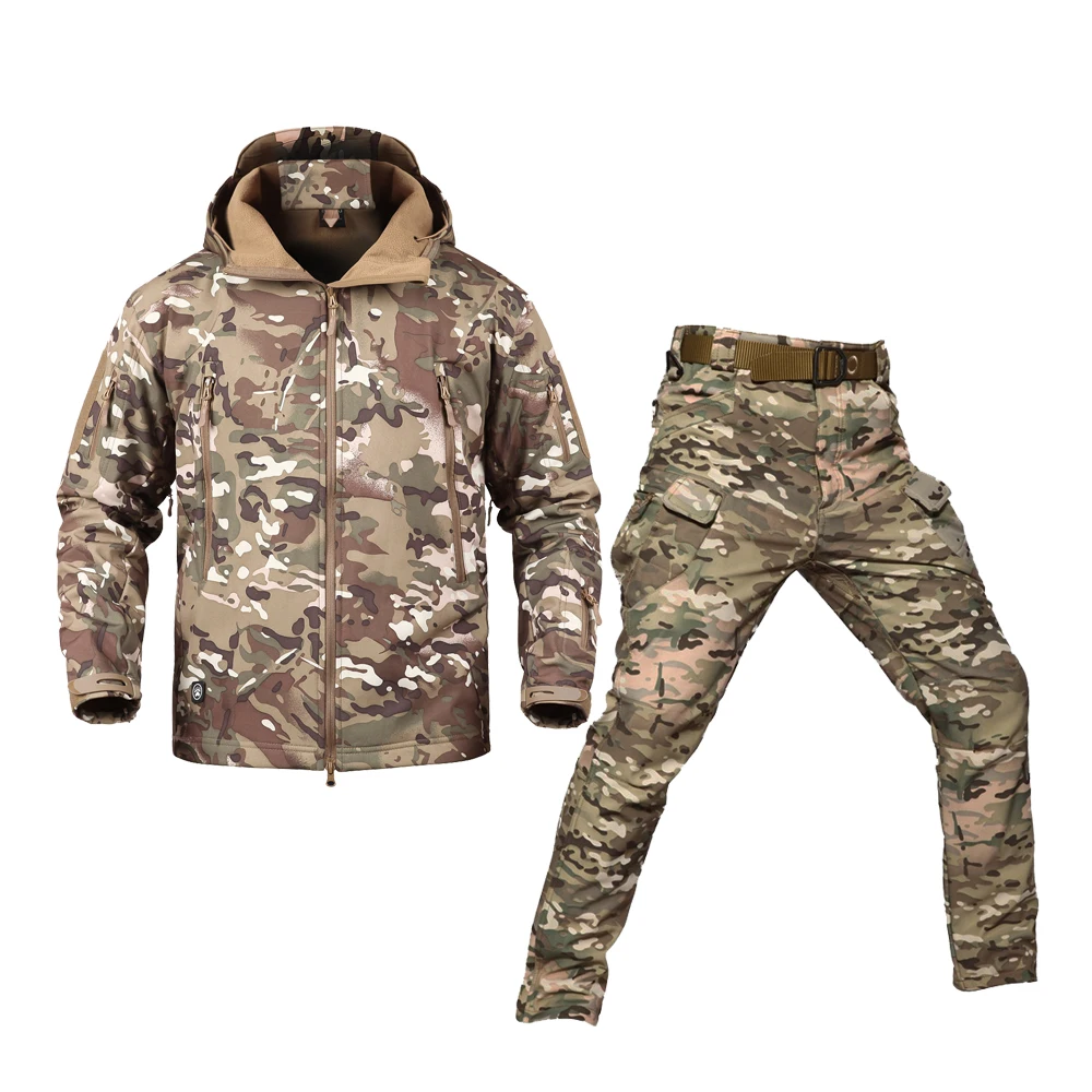 Conjunto Táctico Sharkskin Storm Pro impermeable para Outdoor - Imagen 9