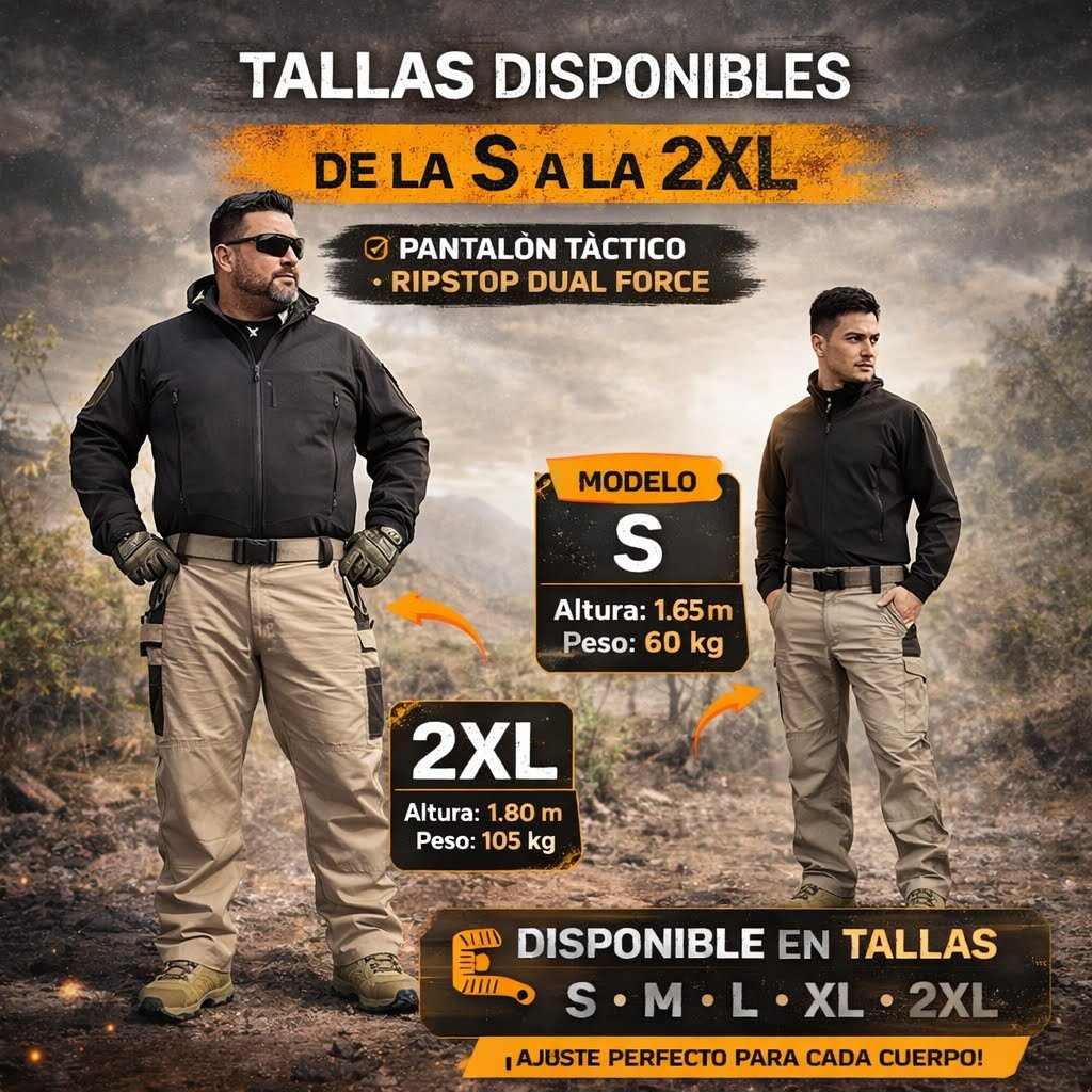 Pantalón Táctico RIPSTOP Dual Force - Imagen 2