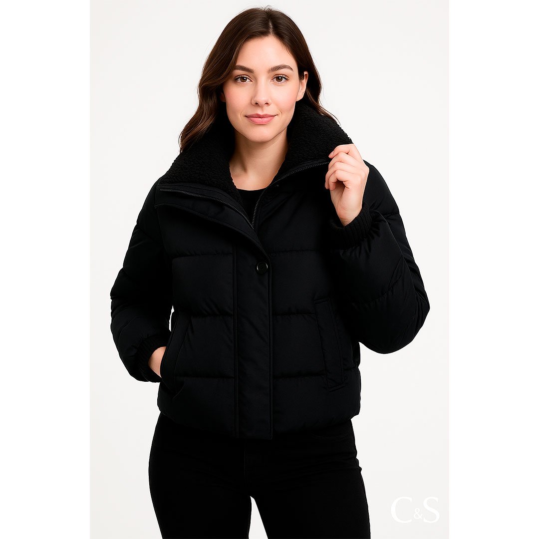 Casaca Mujer “Winter Cozy Chic” con Chalina Integrada – Abrigadora & Coqueta - Imagen 5