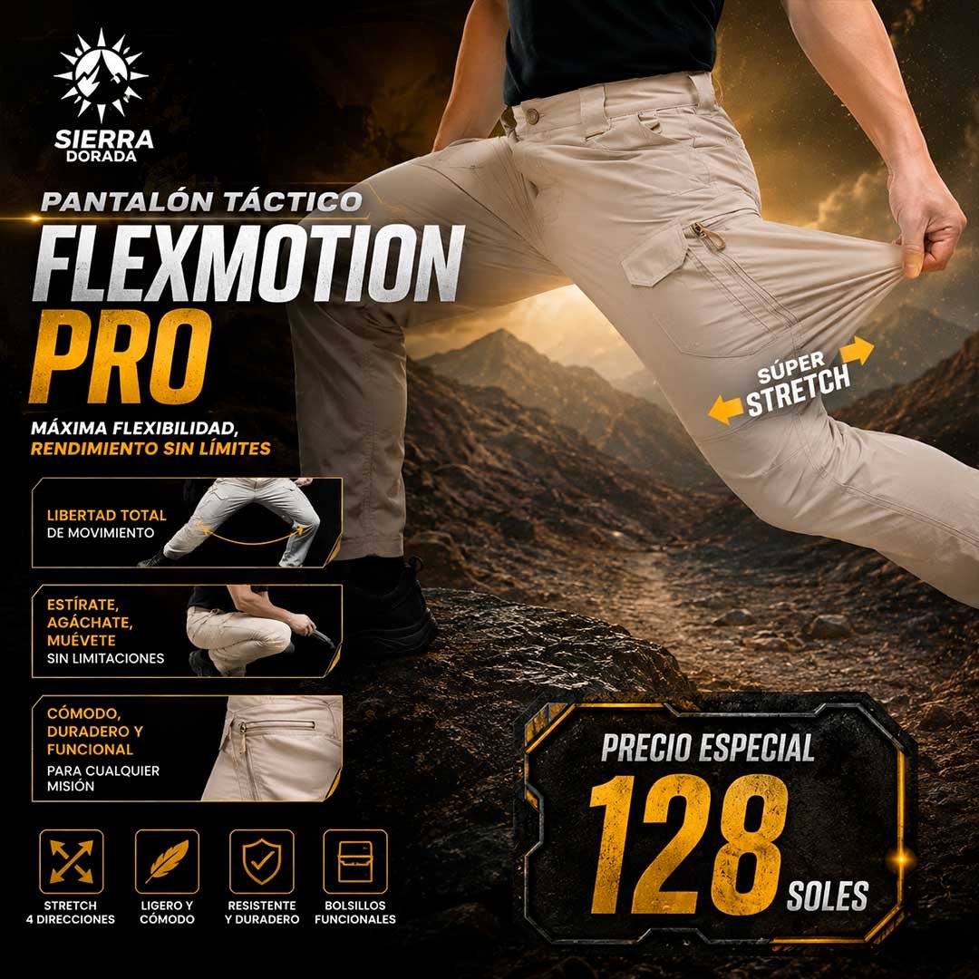 Pantalón Táctico Flex Motion Pro