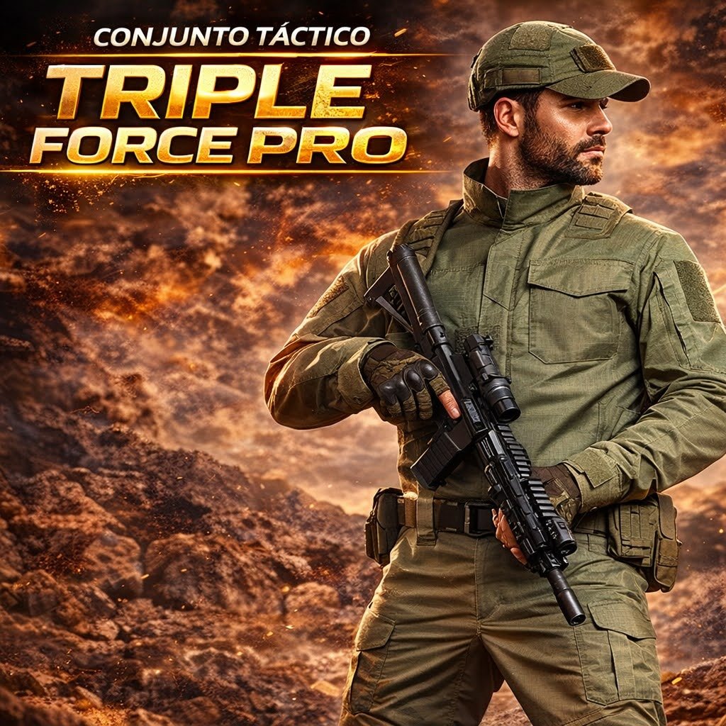 Conjunto Táctico Triple Force Pro 3 Piezas Ripstop