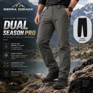 Pantalón Táctico Dual Season Pro 2 en 1 para Todo Clima