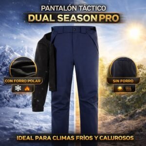 Pantalón Táctico Dual Season Pro 2 en 1 para Todo Clima