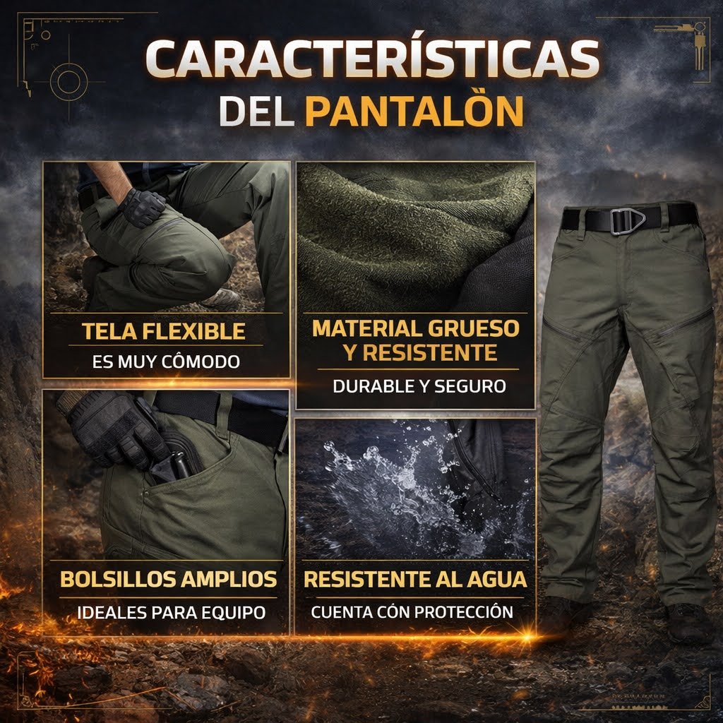 Pantalón Táctico Flex Ripstop Pro Premium - Imagen 2