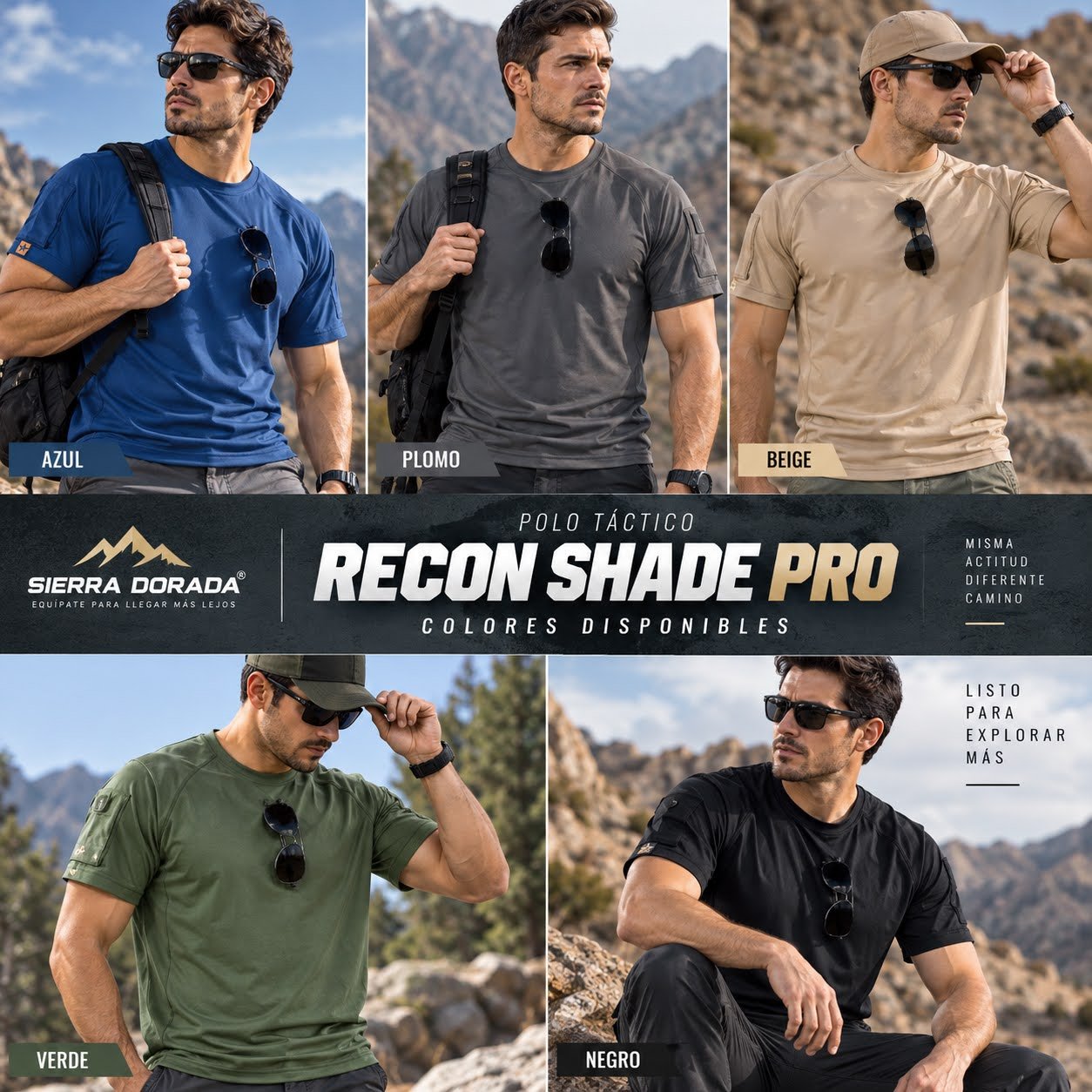 Polo Táctico Recon Shade Pro Outdoor - Imagen 2