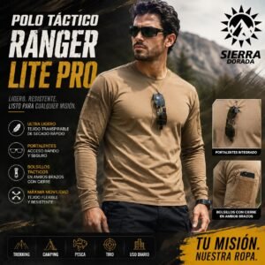 Polo Táctico Ranger Light Pro Manga Larga